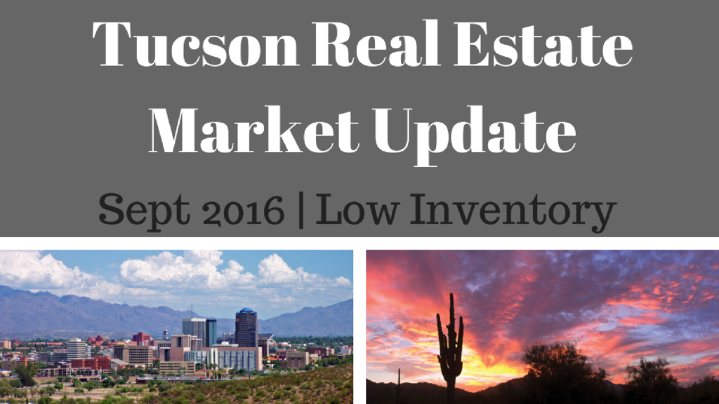 Tucson Residential Market Update September 2016