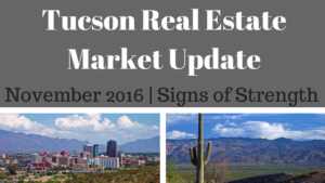 Tucson Residential Market Update November 2016