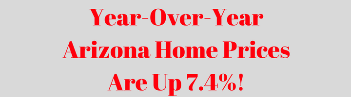 Arizona Home Prices Up 7.4%! [INFOGRAPHIC]