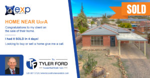 UofA Tucson Home Sold in 4 Days!